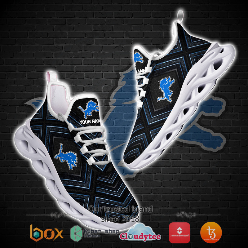 Personalized Detroit Lions Custom Clunky max soul shoes 1 2 3 4 5