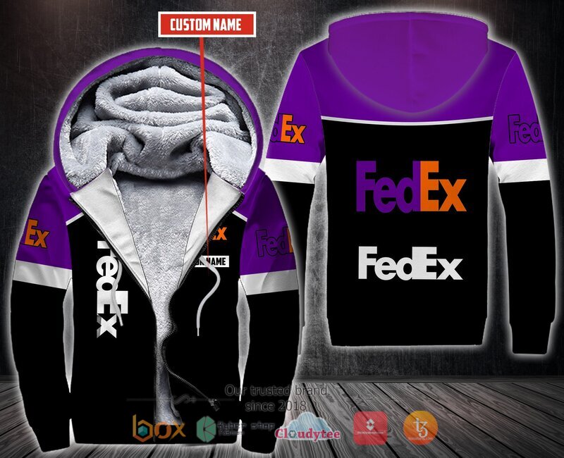 Personalized Fedex Ground Fleece Hoodie