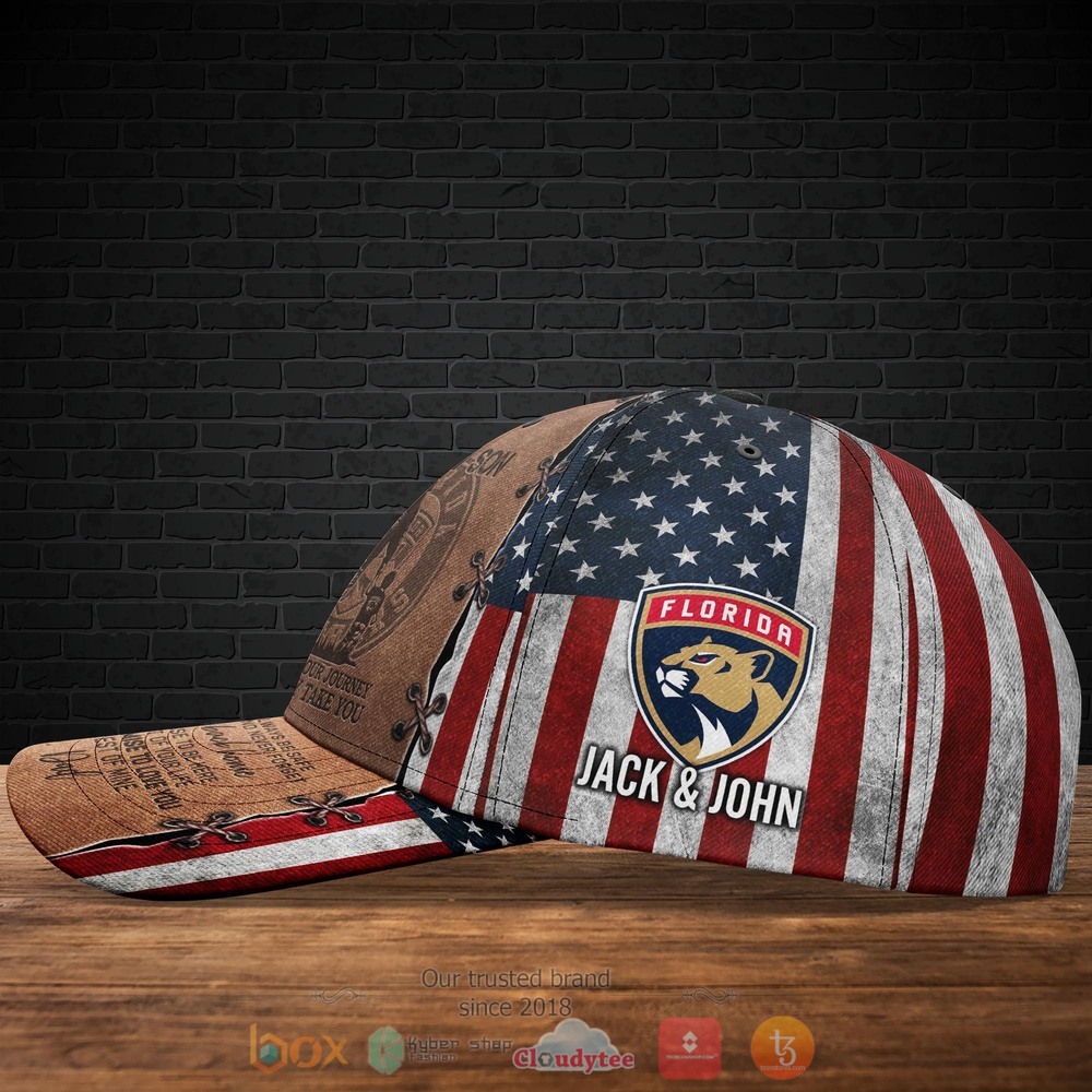 Personalized To My Son Florida Panthers NHL Custom hat Cap 3 Personalized Florida Panthers NHL To My Son Custom Cap 1 2
