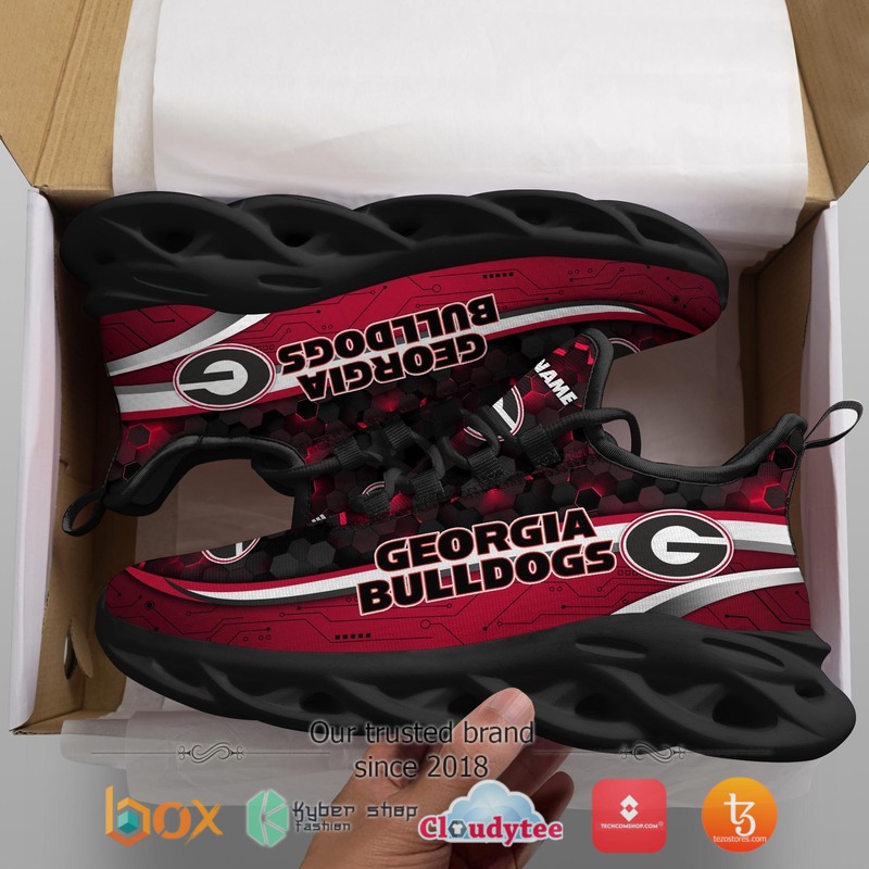 Georgia Bulldogs Football Team Personalized Clunky Max Soul Sneaker 2 Personalized Georgia Bulldogs Football Team Clunky Max Soul Shoes 1