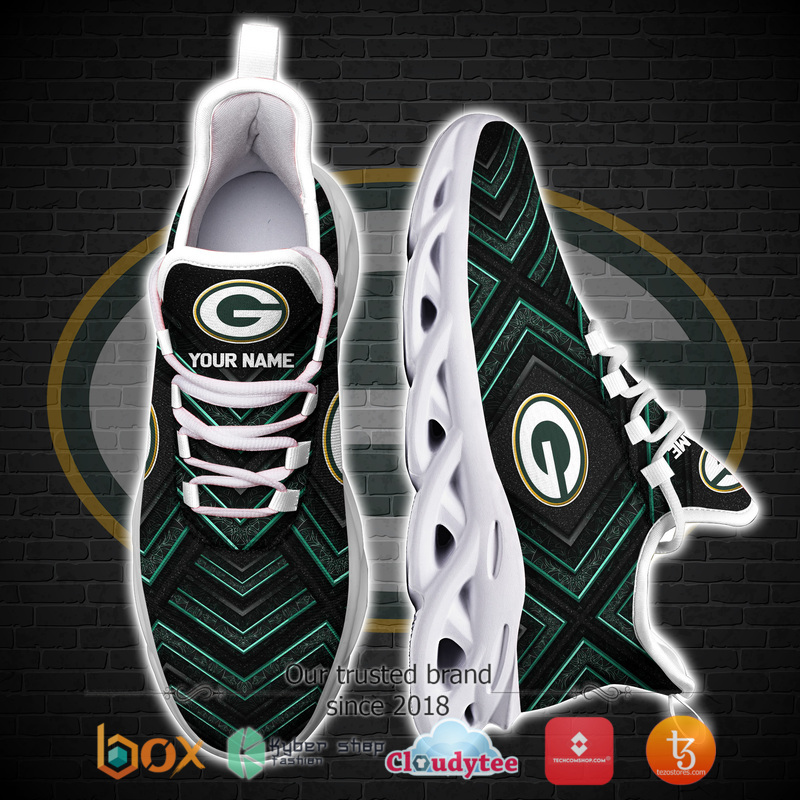 Green Bay Packers Personalized Custom Clunky max soul Sneaker 4 Personalized Green Bay Packers Custom Clunky max soul shoes 1 2 3