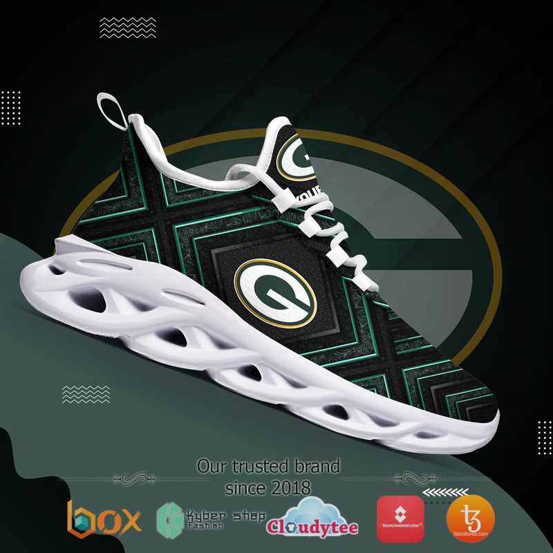 Green Bay Packers Personalized Custom Clunky max soul Sneaker 5 Personalized Green Bay Packers Custom Clunky max soul shoes 1 2 3 4