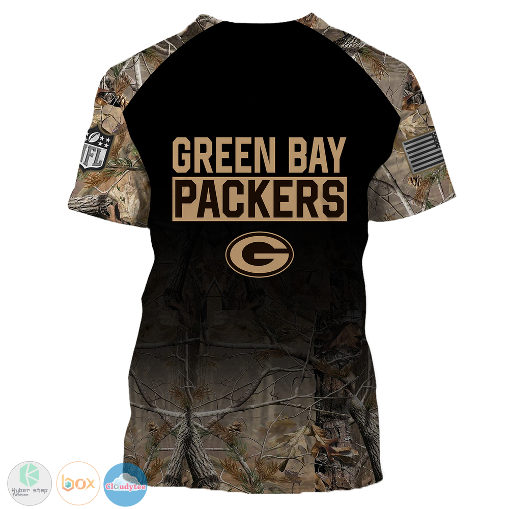 Personalized Green Bay Packers NFL hunting camo custom 3d shirt hoodie 1 2 3 4 5 6