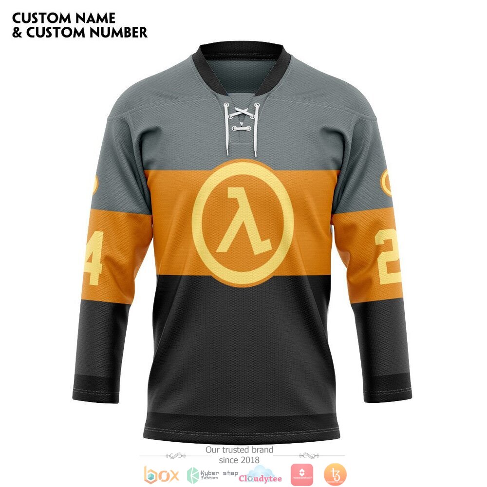 Personalized Half Life custom hockey jersey