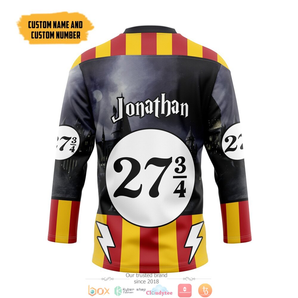 Harry Potter Gryffindor custom Personalized hockey jersey 2 Personalized Harry Potter Gryffindor custom hockey jersey 1