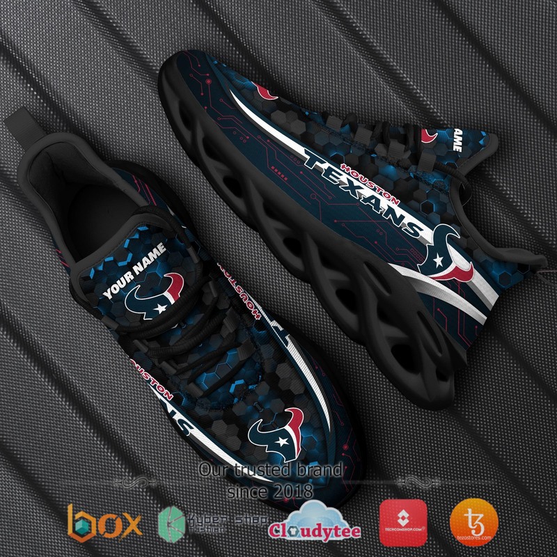 Houston Texans Football Team Personalized Clunky Max Soul Sneaker 1 Personalized Houston Texans Football Team Clunky Max Soul Shoes