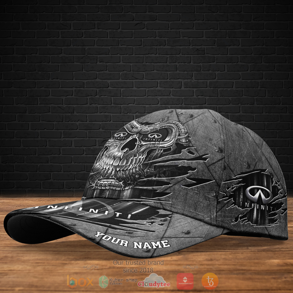 Personalized Skull Infiniti Custom hat Cap 2 Personalized Infiniti Skull Custom cap 1