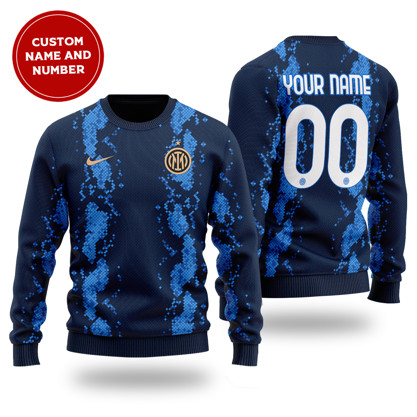 Personalized Internazionale Milan Christmas Sweater