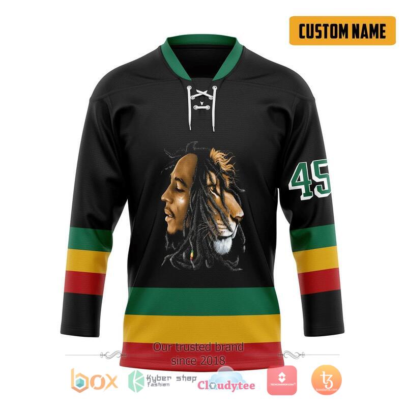 Personalized Iron Lion 45 Hockey Jersey
