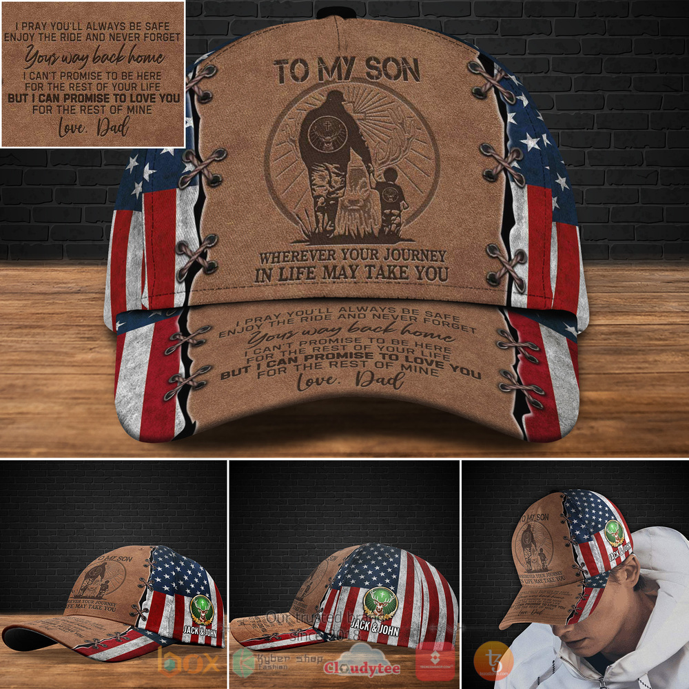 Personalized Jagermeister To My Son Custom Cap