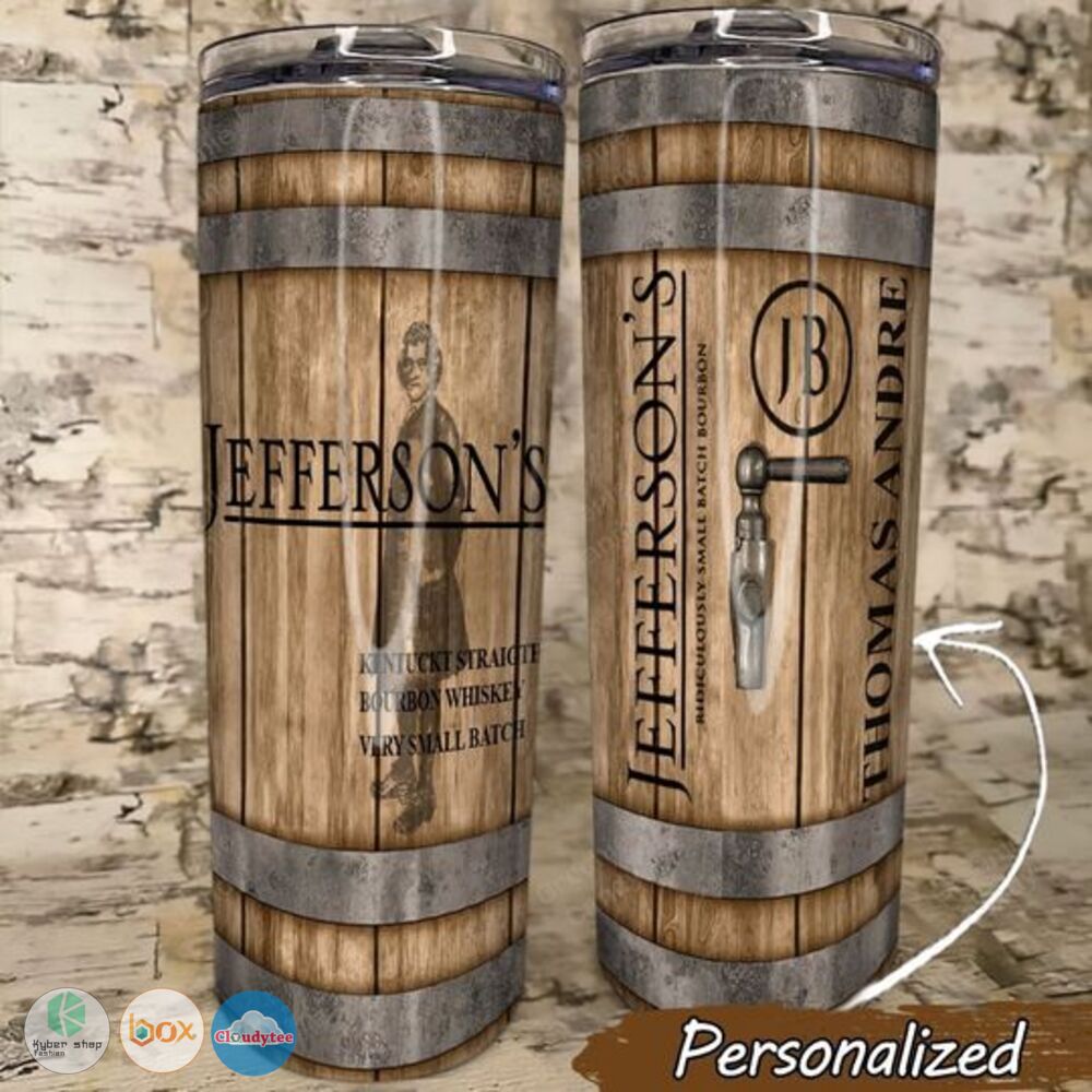 Personalized Jeffersons custom skinny tumbler
