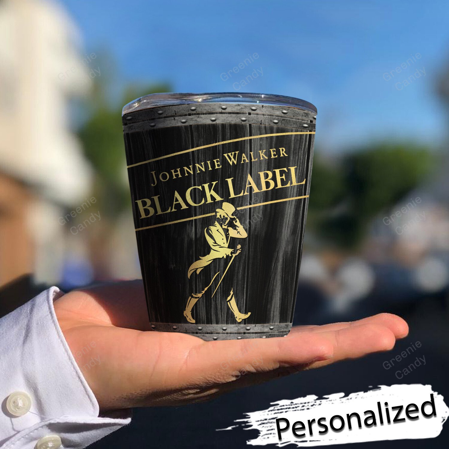 Personalized Johnnie Walker Black Label Whiskey Tumbler 3 Personalized Johnnie Walker Black Label Whiskey Tumbler 1 2