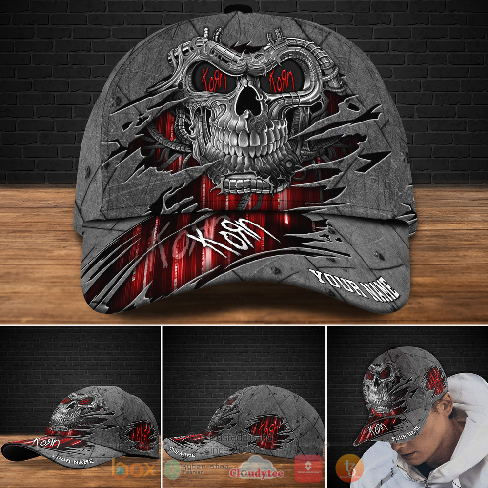 Personalized Korn Skull Custom cap
