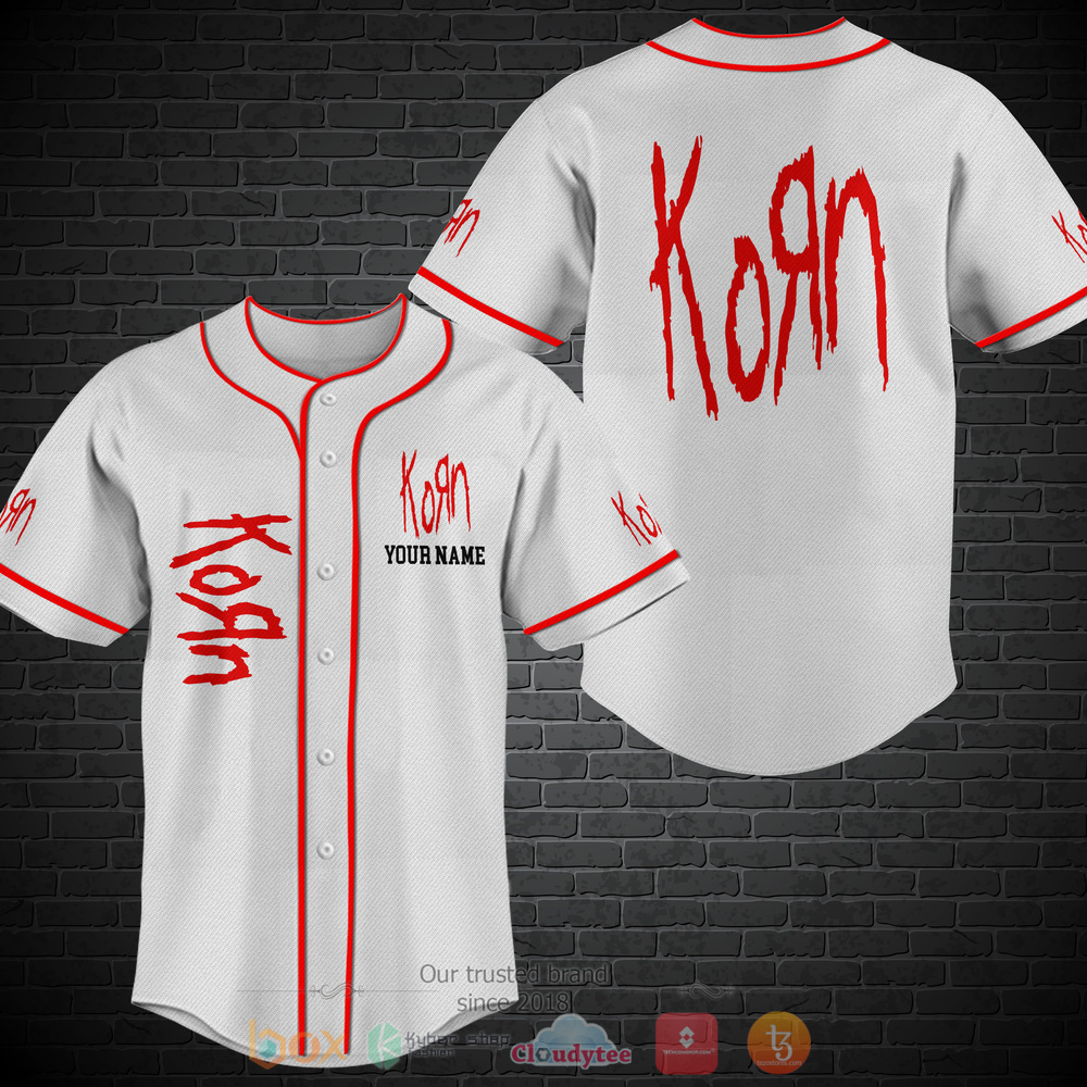 Personalized Korn band custom baseball jersey