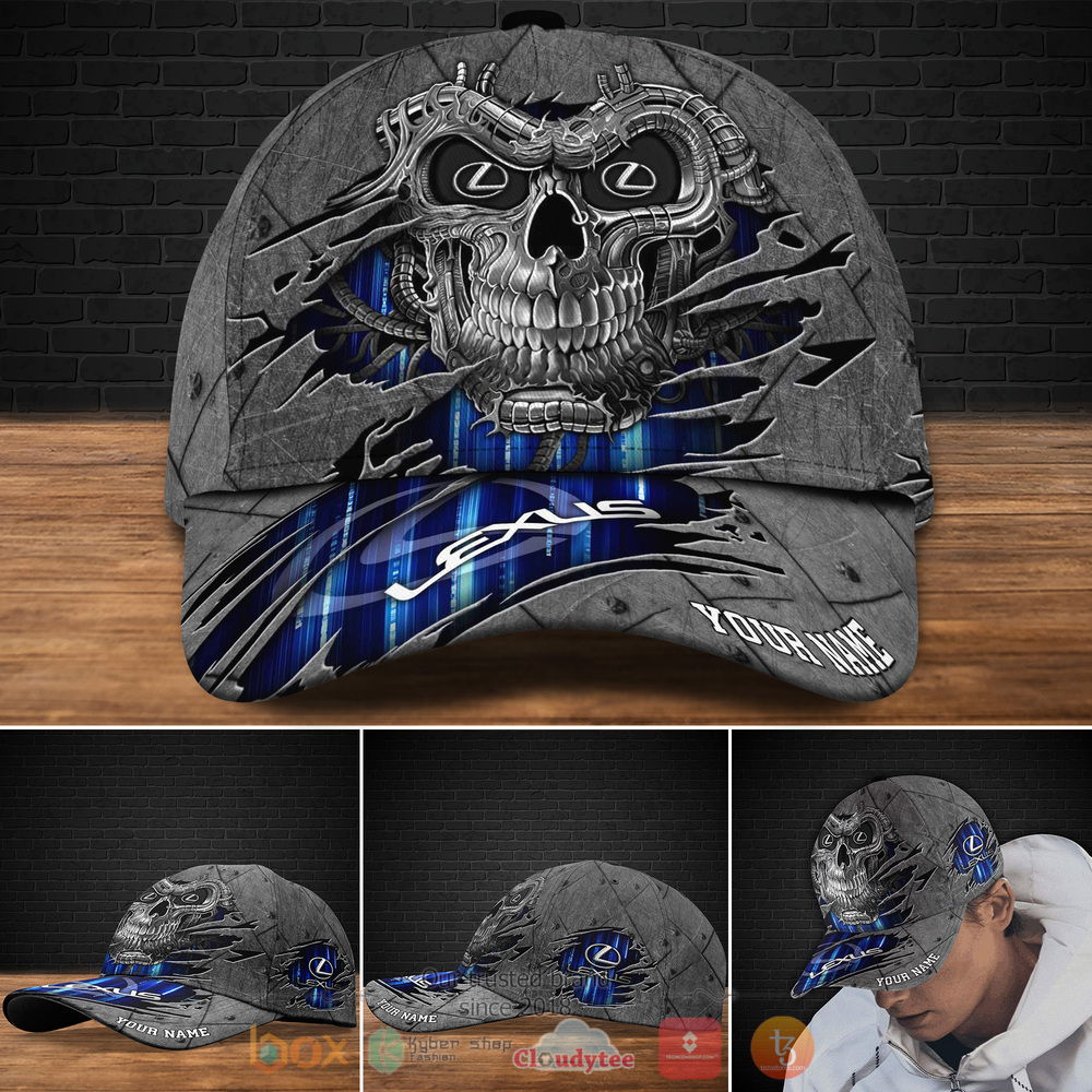 Personalized Lexus Skull Custom cap