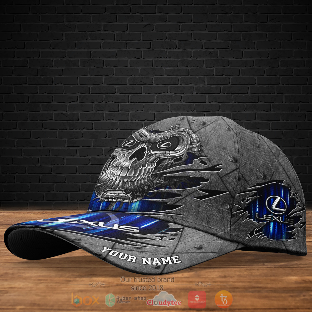 Personalized Skull Lexus Custom hat Cap 2 Personalized Lexus Skull Custom cap 1