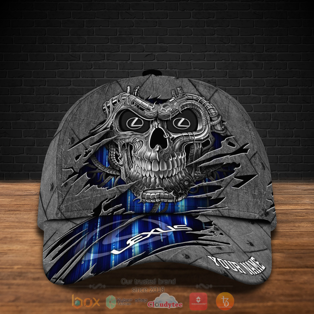 Personalized Skull Lexus Custom hat Cap 5 Personalized Lexus Skull Custom cap 1 2 3 4