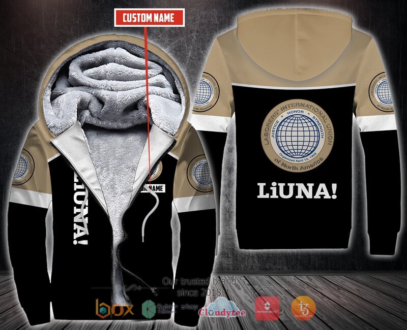 Personalized Liuna Fleece Hoodie