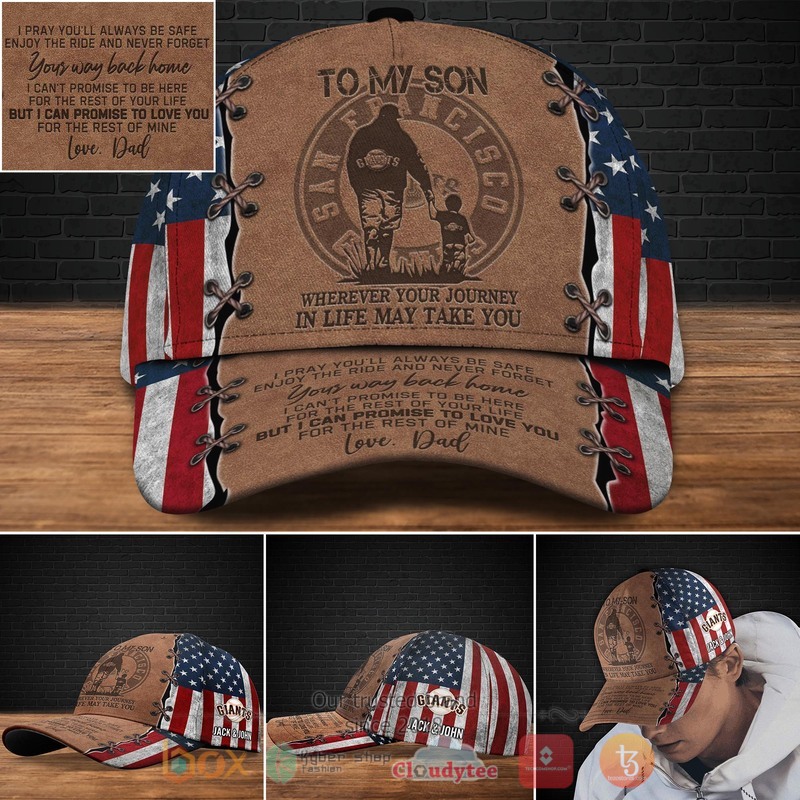 Personalized MLB San Francisco Giants Sport Cap
