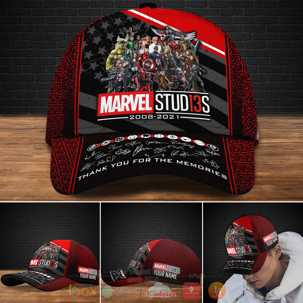 Personalized Marvel Studio Witth Signatures Custom Cap