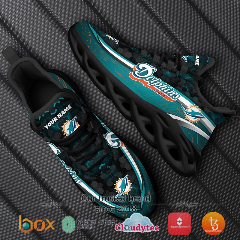 Personalized Miami Dolphins Football Team Max Soul Clunky Sneaker 8 Personalized Miami Dolphins Football Team Max Soul Clunky Sneaker