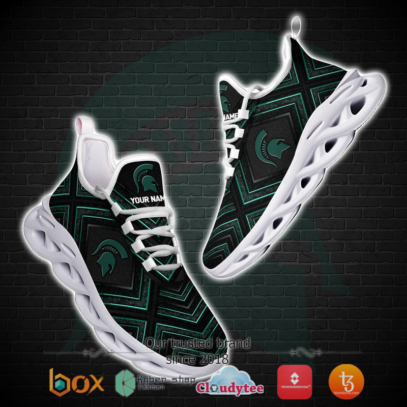 Personalized Michigan State Spartans Custom Clunky max soul shoes 1 2 3 4 5