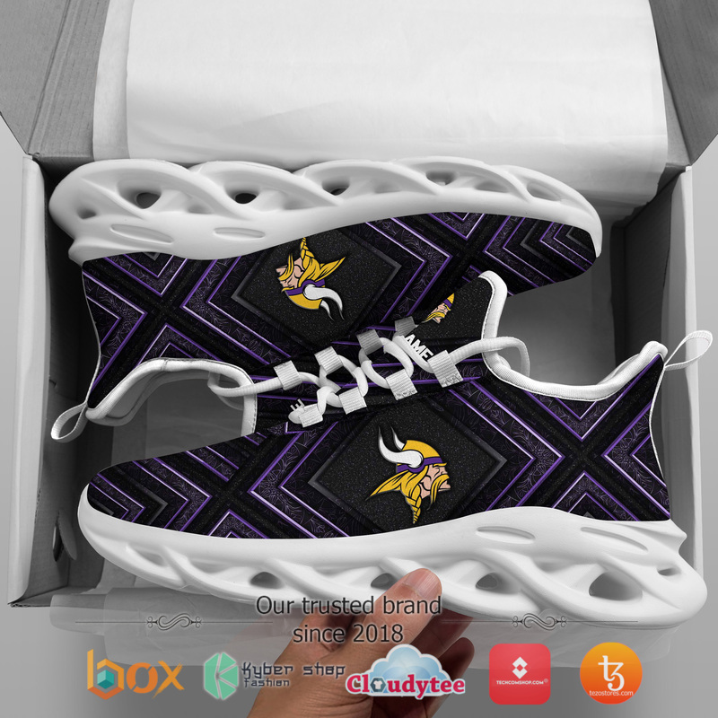 Personalized Minnesota Vikings Custom Clunky max soul shoes