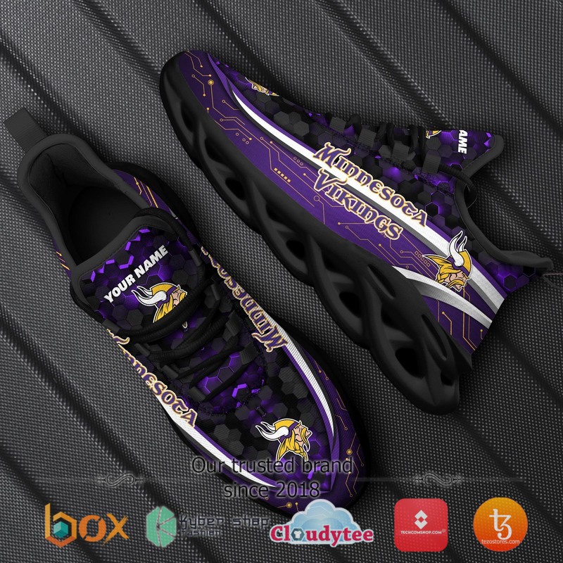 Personalized Minnesota Vikings Football Team Max Soul Clunky Sneaker 1 Personalized Minnesota Vikings Football Team Max Soul Clunky Sneaker