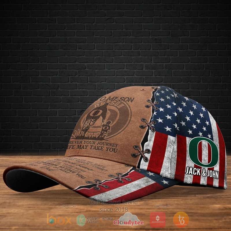 Personalized NCAA Oregon Ducks Sport Cap 1