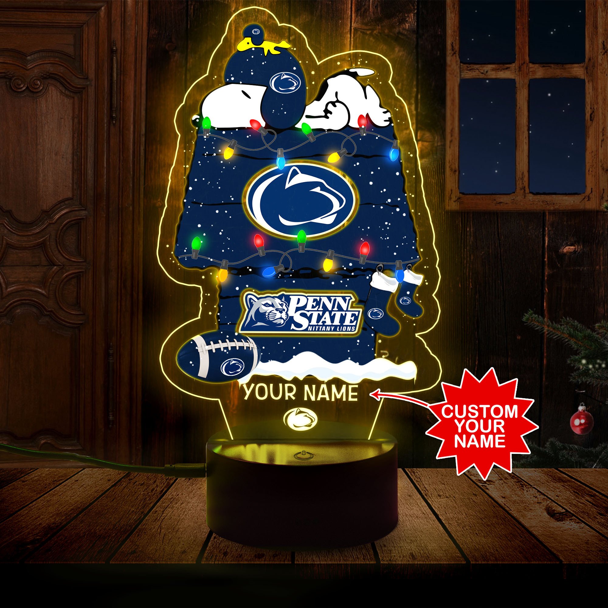 Personalized NCAA Penn State Nittany Lions Led Lamp