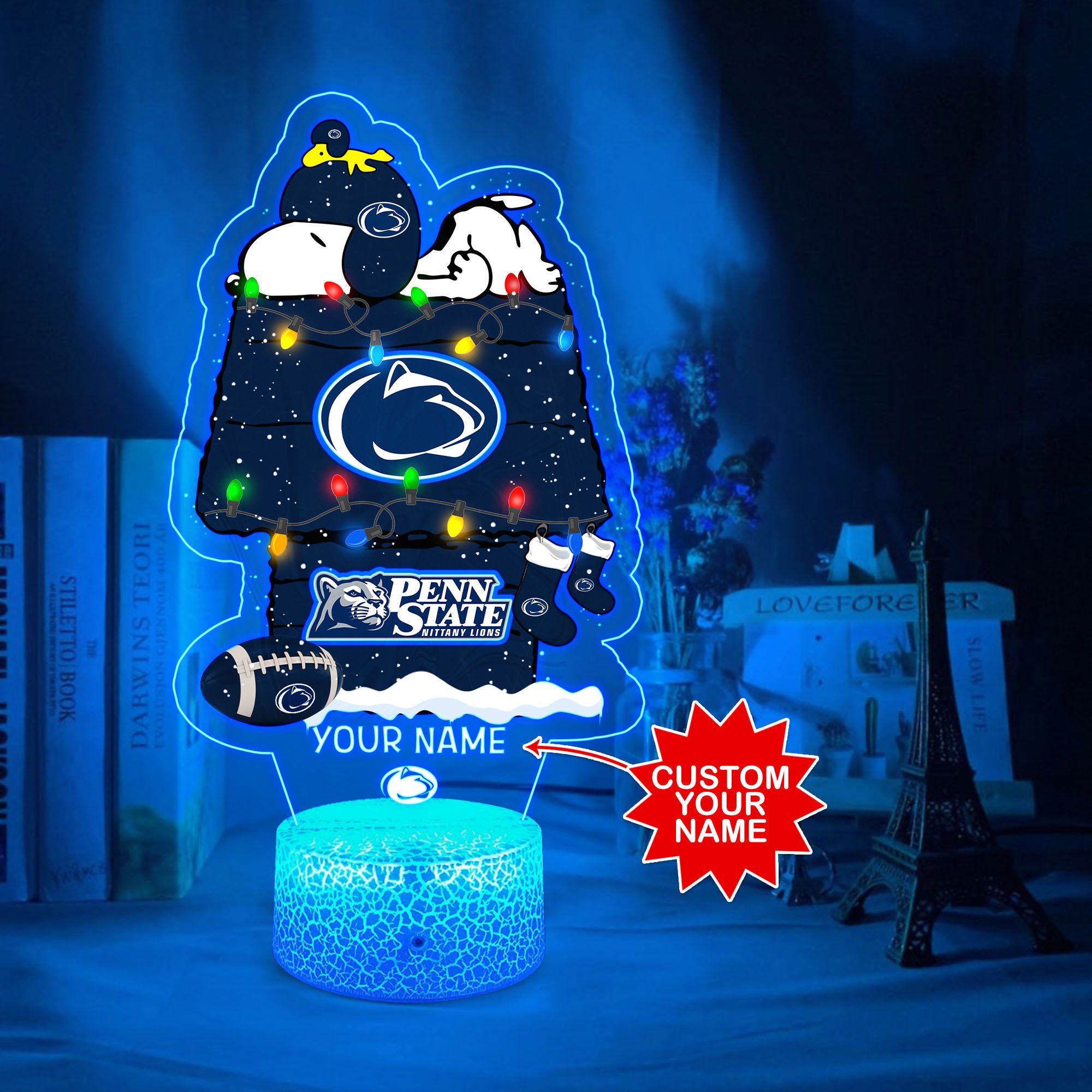 Personalized NCAA Penn State Nittany Lions Led Lamp 4 Personalized NCAA Penn State Nittany Lions Led Lamp 1 2 3