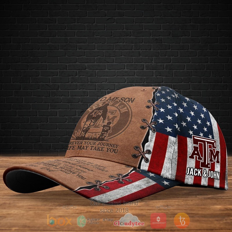 Personalized NCAA Texas AM Aggies Sport Cap 1