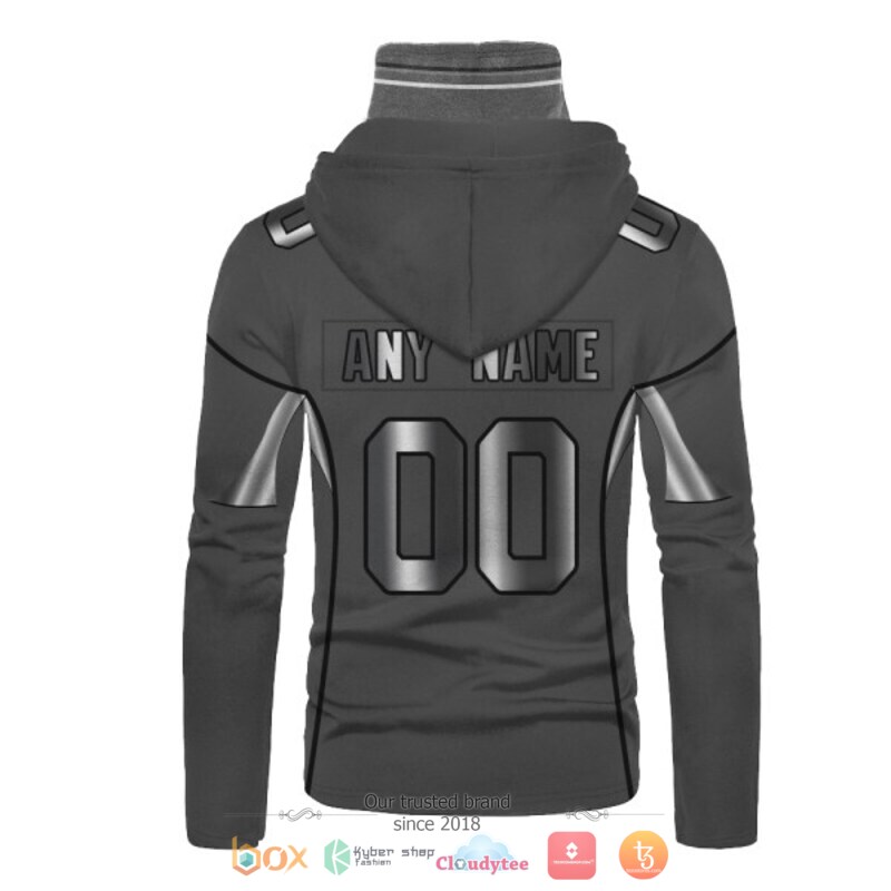 NFL Arizona Cardinals dark grey Personalized custom 3d hoodie mask 3 Personalized NFL Arizona Cardinals dark grey custom 3d hoodie mask 1 2