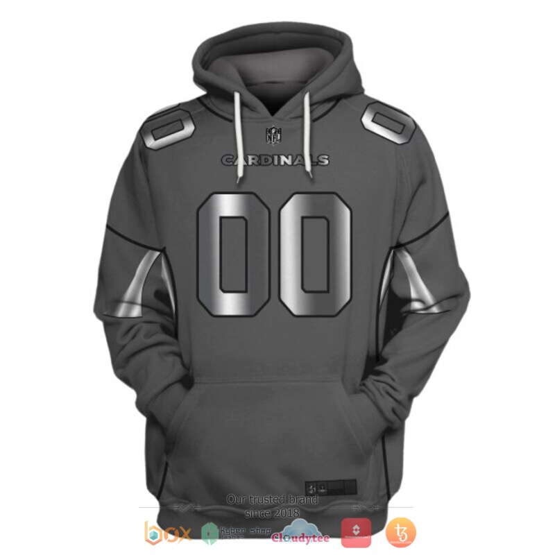 NFL Arizona Cardinals dark grey Personalized custom jersey shirt, hoodie 3 Personalized NFL Arizona Cardinals dark grey custom 3d shirt hoodie 1 2