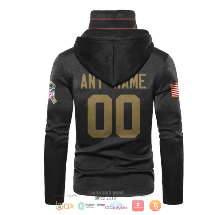 Personalized NFL Atlanta Falcons Black 3d hoodie mask 3 Personalized NFL Atlanta Falcons Black 3d hoodie mask 1 2