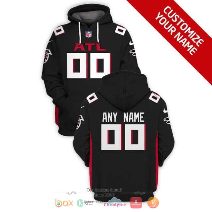Personalized NFL Atlanta Falcons dark brown 3d shirt, hoodie 16 Personalized NFL Atlanta Falcons dark brown 3d shirt hoodie