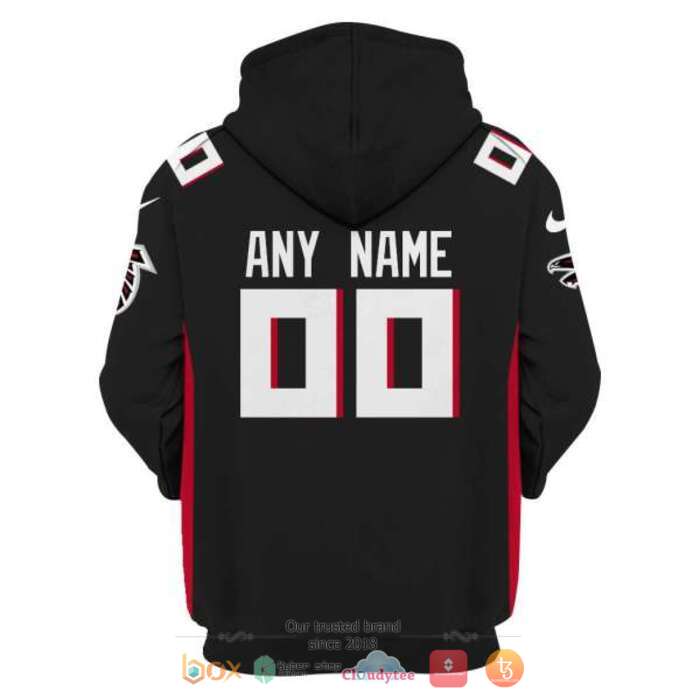 Personalized NFL Atlanta Falcons dark brown 3d shirt, hoodie 4 Personalized NFL Atlanta Falcons dark brown 3d shirt hoodie 1 2 3