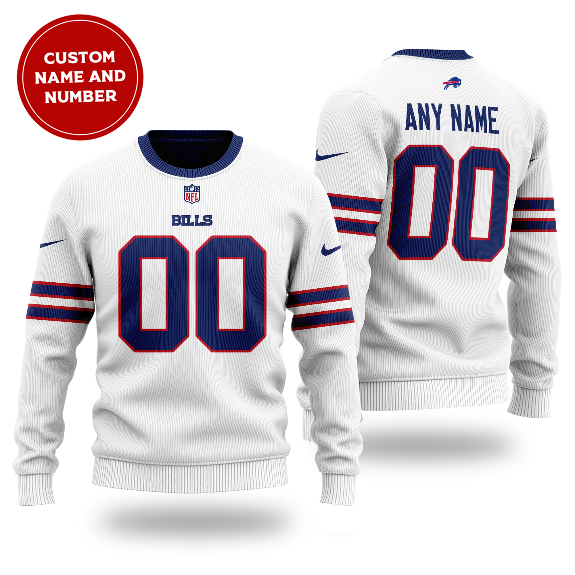 Personalized NFL Buffalo Bills Christmas Sweater