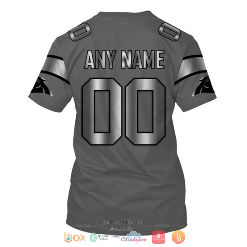 Personalized NFL Carolina Panthers dark grey custom 3d shirt hoodie 1 2 3 4 5 6 7
