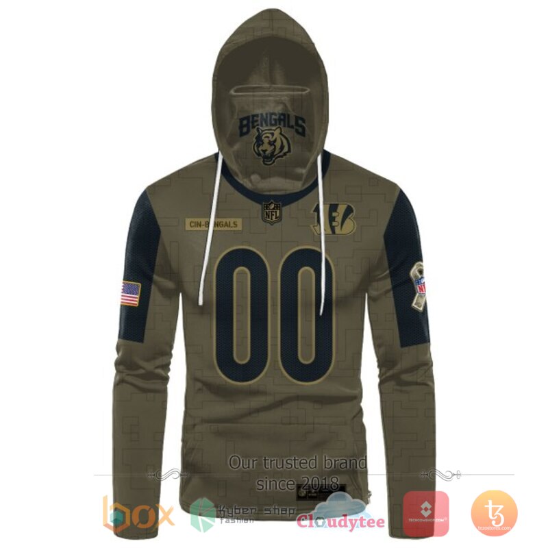 Personalized NFL Cincinnati Bengals 3d hoodie mask 2 Personalized NFL Cincinnati Bengals 3d hoodie mask 1