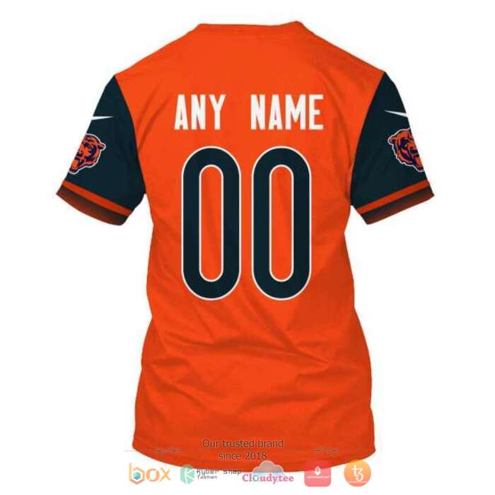Personalized NFL Cincinnati Bengals orange 3d shirt hoodie 1 2 3 4 5 6 7