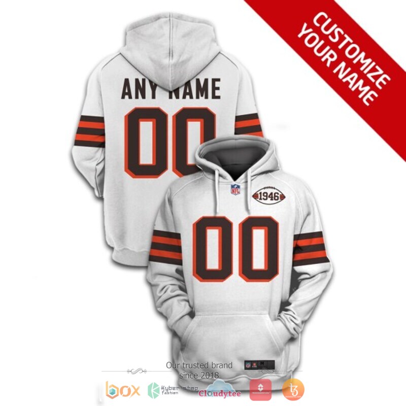 NFL Cleveland Browns 1946 Personalized custom jersey shirt, hoodie •  Kybershop