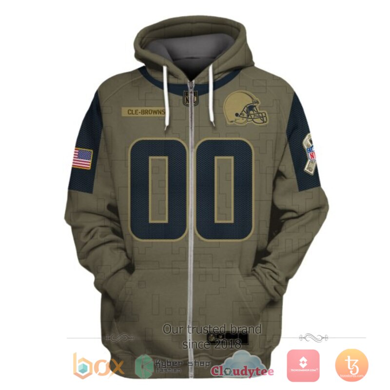 Personalized NFL Cleveland Browns 3d shirt, hoodie 2 Personalized NFL Cleveland Browns 3d shirt hoodie 1