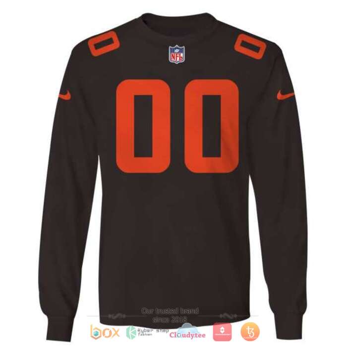 Personalized NFL Cleveland Browns Dark 3d shirt, hoodie 5 Personalized NFL Cleveland Browns Dark 3d shirt hoodie 1 2 3 4