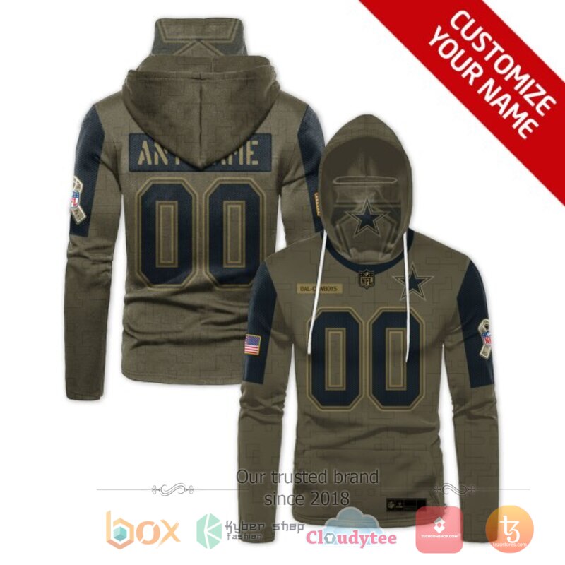 Personalized NFL Dallas Cowboys 3d hoodie mask