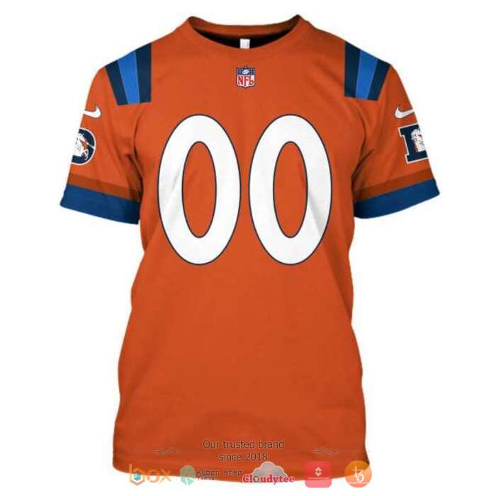 Personalized NFL Dallas Cowboys Orange 3d shirt hoodie 1 2 3 4 5 6