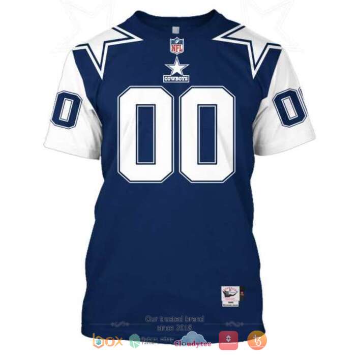Personalized NFL Dallas Cowboys White Blue 3d shirt, hoodie 7 Personalized NFL Dallas Cowboys White Blue 3d shirt hoodie 1 2 3 4 5 6