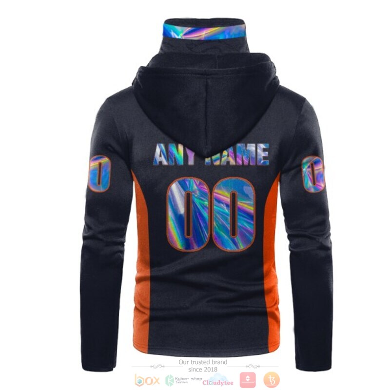 NFL Denver Broncos black Personalized custom 3d hoodie mask 3 Personalized NFL Denver Broncos black custom 3d hoodie mask 1 2