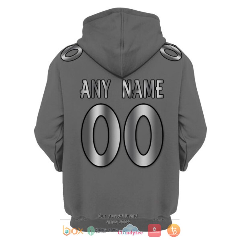 Personalized NFL Denver Broncos dark grey custom 3d shirt hoodie 1 2 3