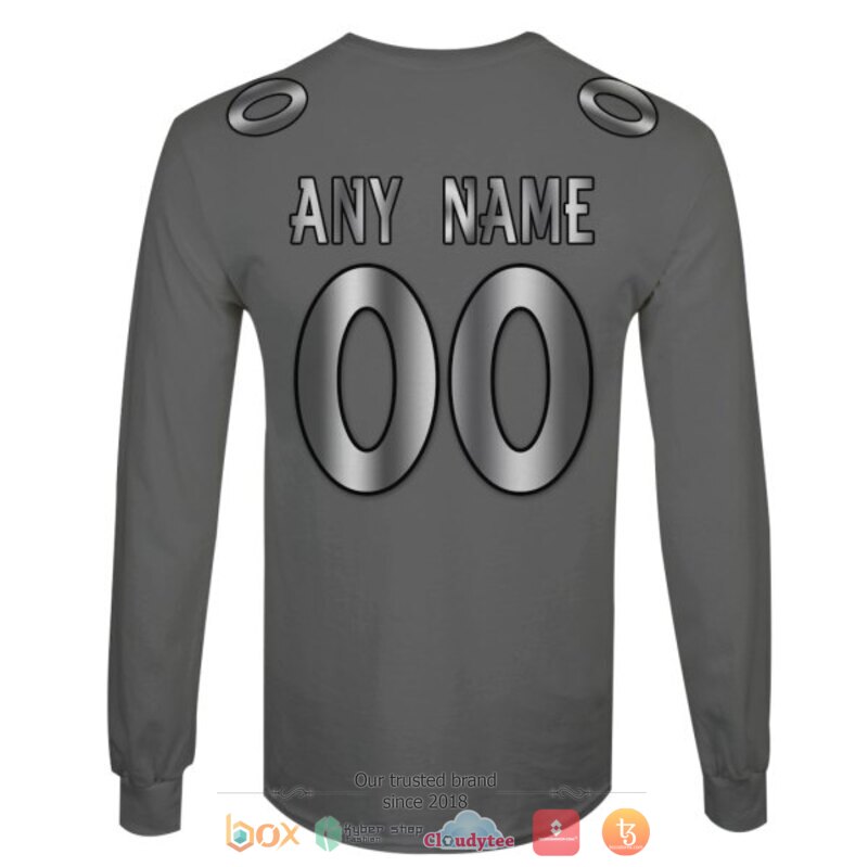 Personalized NFL Denver Broncos dark grey custom 3d shirt hoodie 1 2 3 4 5